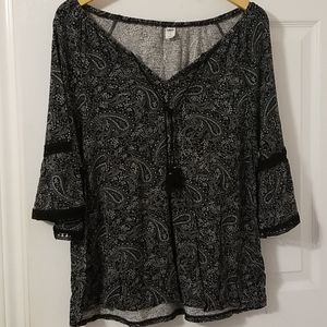 XL peasant blouse
